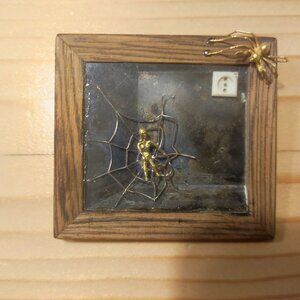 The Spider and the Woman Miniature Art